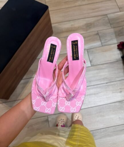 SQUARE TOE STRAPPY HEELS