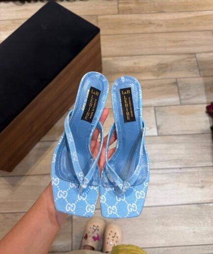 SQUARE TOE STRAPPY HEELS