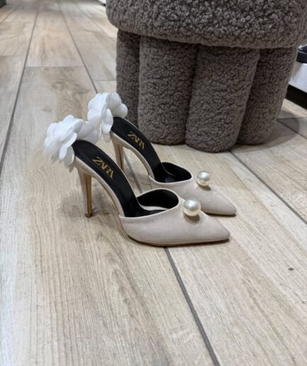 FLORAL PEARL POINTED STILETTOS