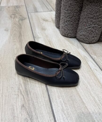 SQUARE TOE BALLET FLATS