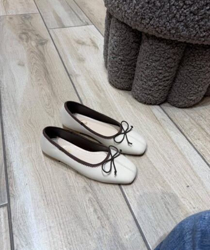 SQUARE TOE BALLET FLATS