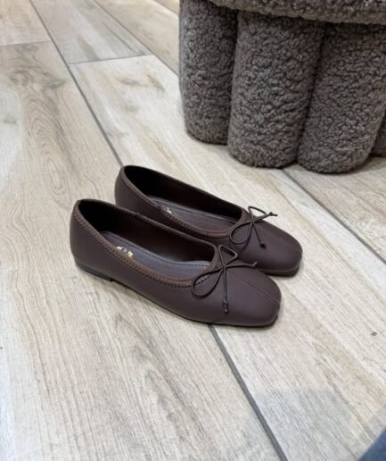 SQUARE TOE BALLET FLATS