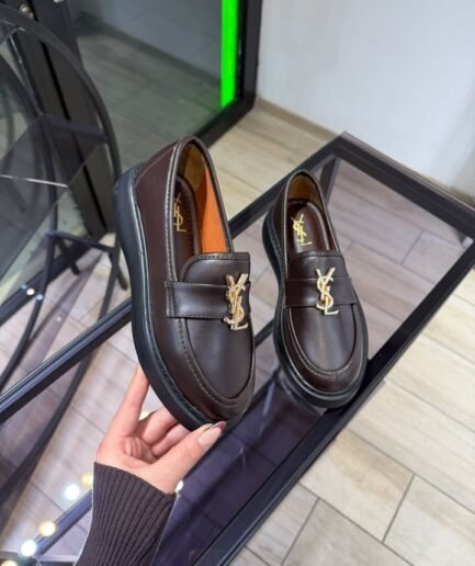 PLATFORM LOGO LOAFERS